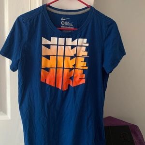 Nike blue t-shirt